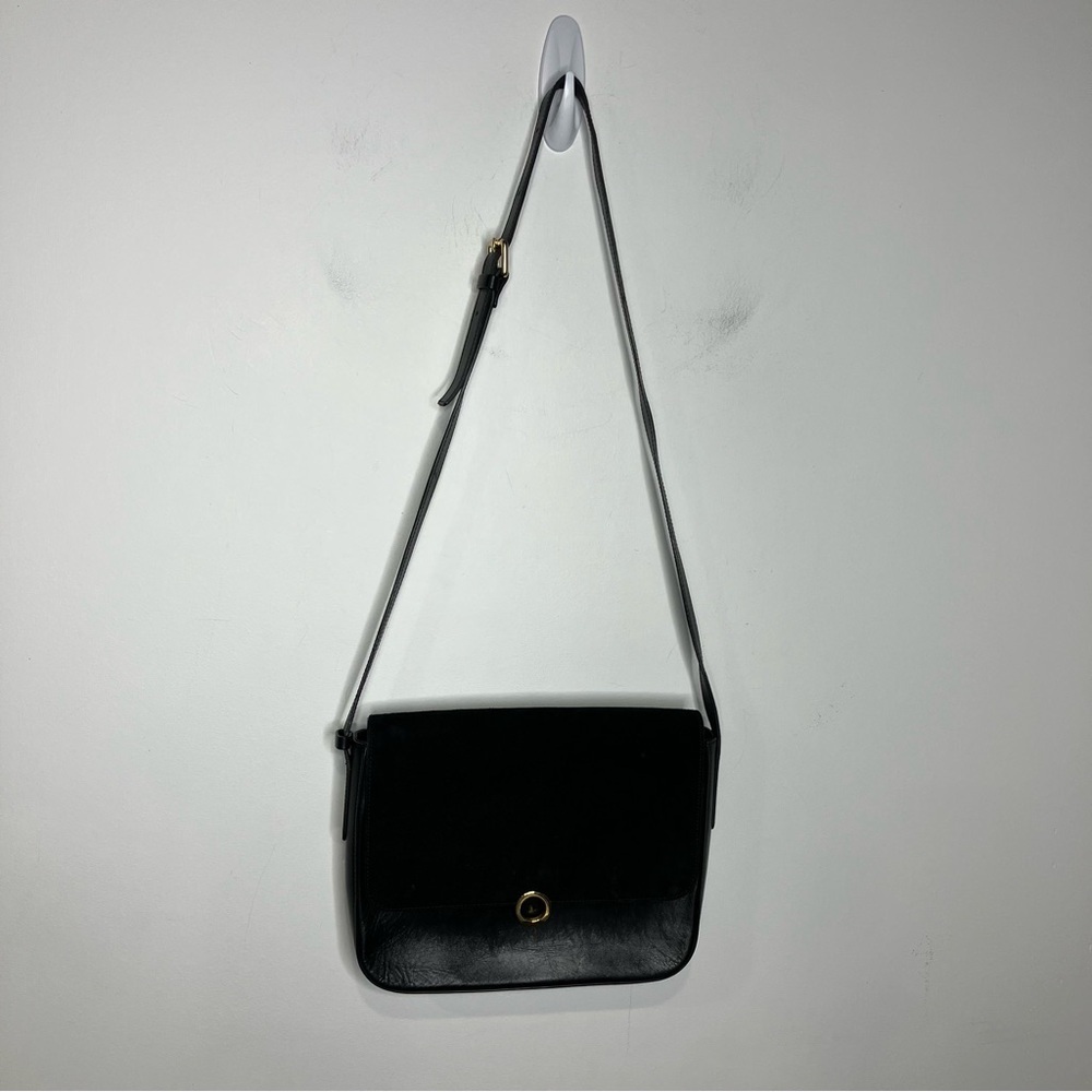 Leo Et Violette made in Italy black leather crossbody bag medium size‎ - Picture 2 of 13